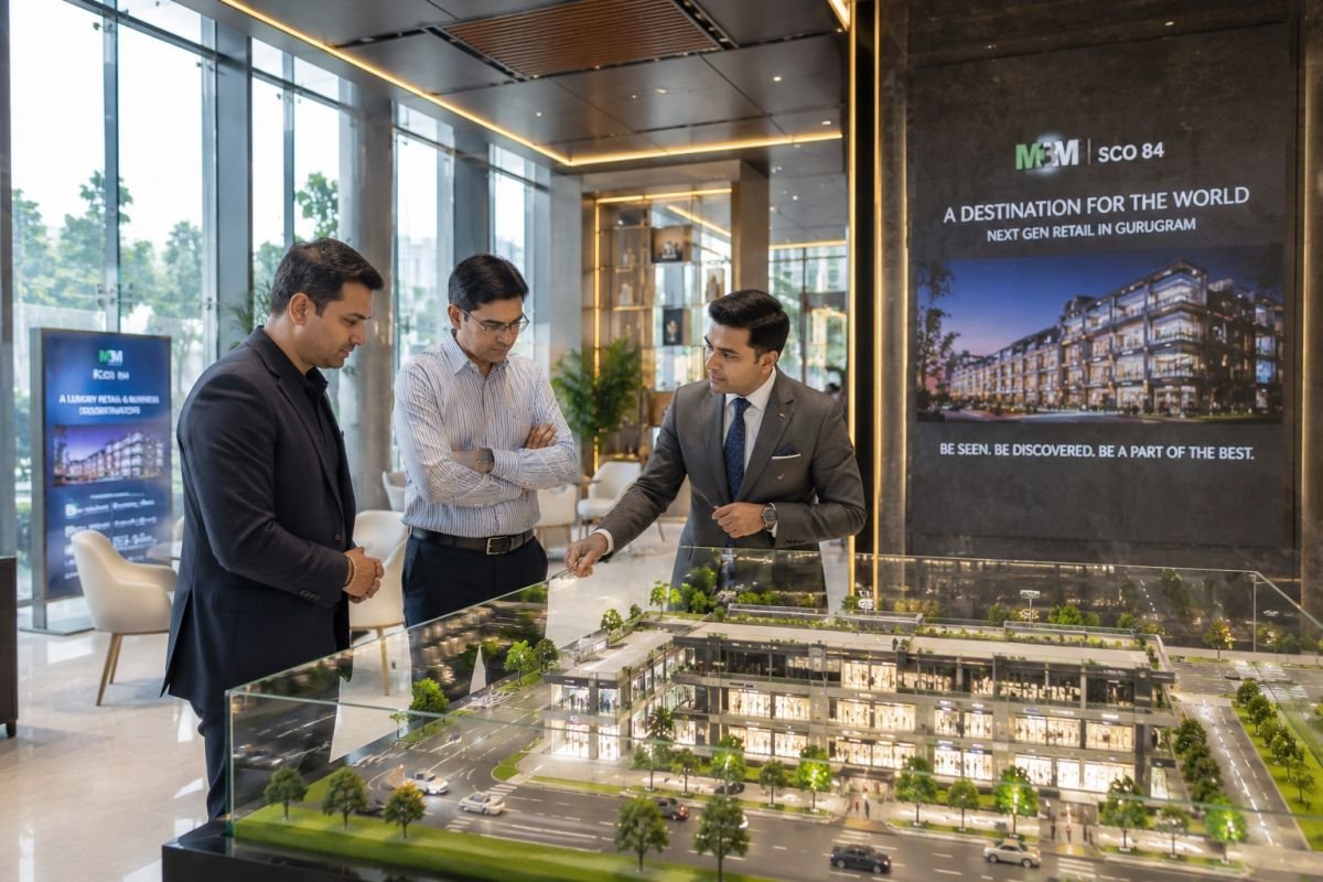 Commercial real estate investment at M3M SCO 84 Gurgaon
