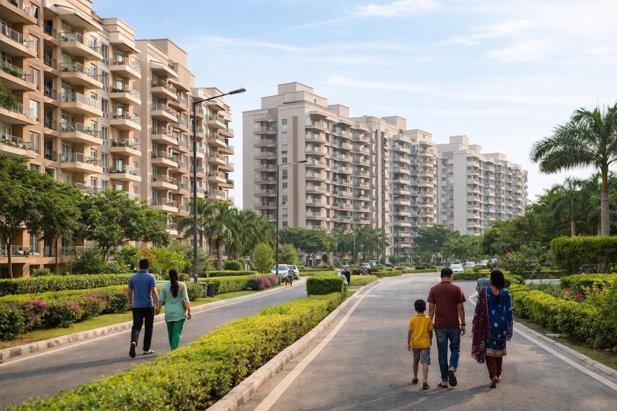 new gurgaon sector 83 residential apartments family housing modern society