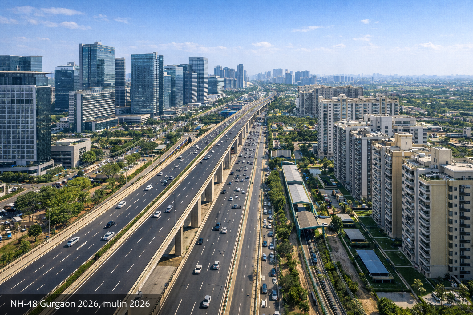 NH-48 Gurgaon residential demand near Cyber City and Udyog Vihar