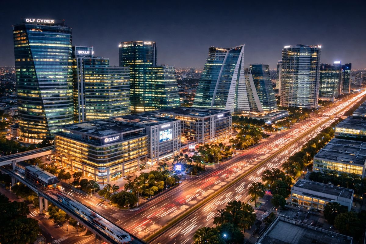 NH48 Gurgaon cyber city office buildings corporate hub