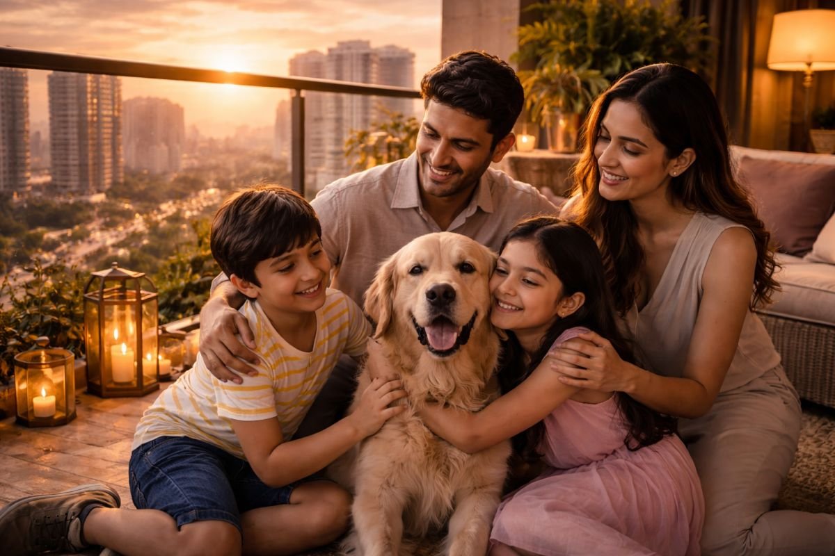 pet friendly lifestyle in Gurgaon apartments happy living
