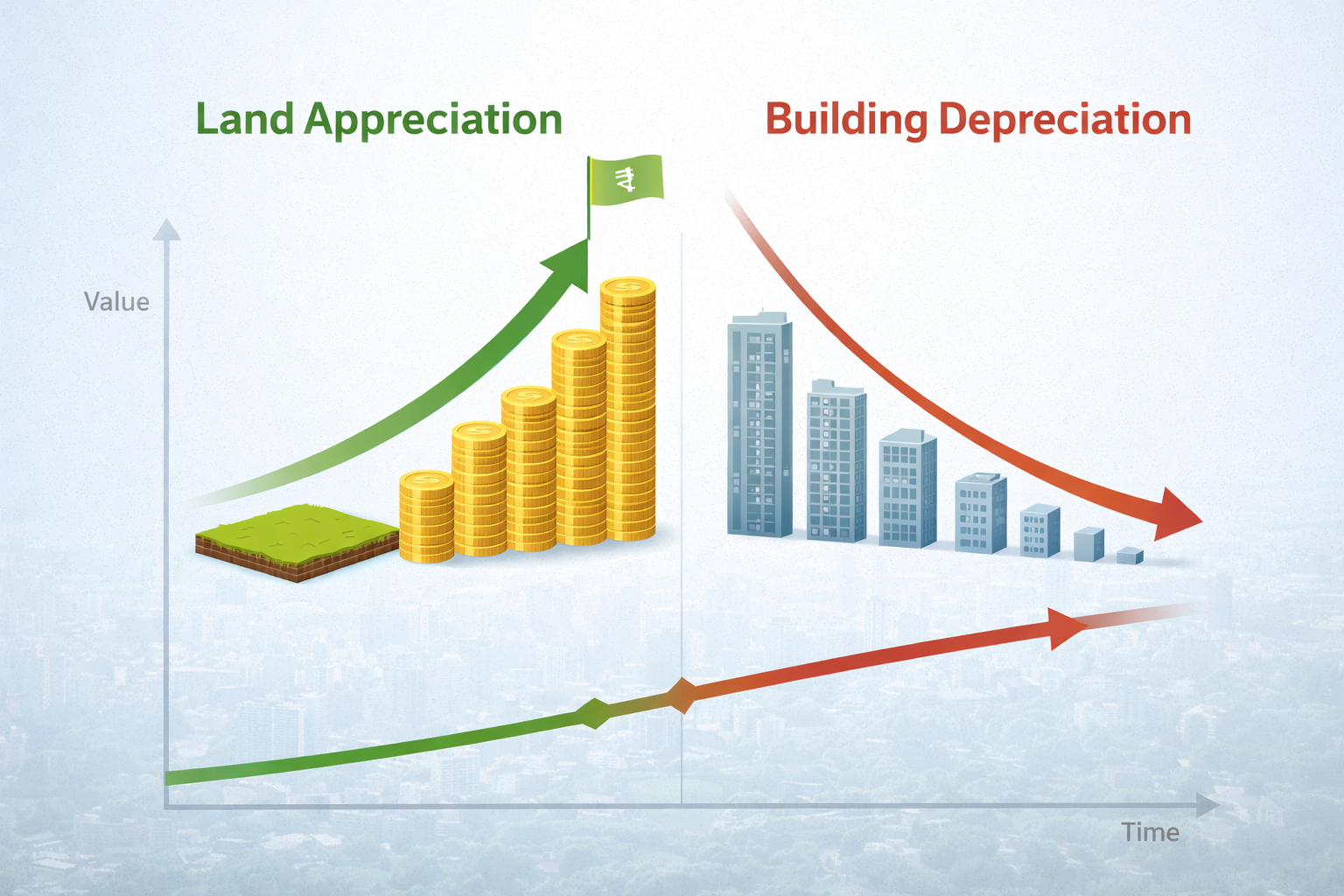 plots vs builder floors ROI comparison Gurgaon
