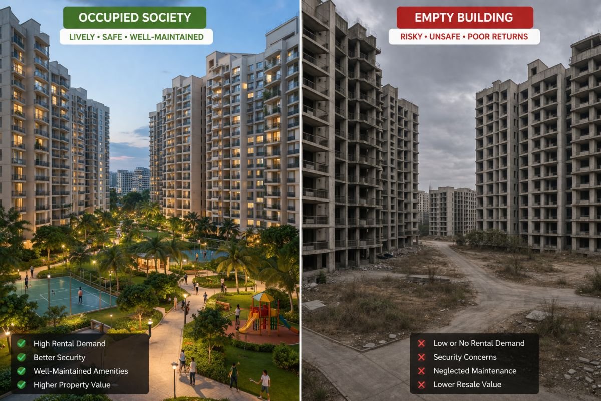 ready to move vs under construction project rental demand Gurgaon