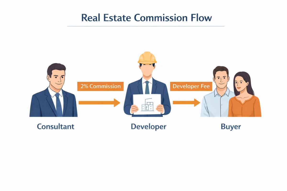 real estate commission structure hidden incentives infographic