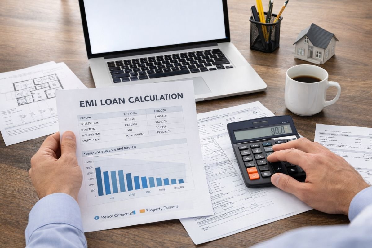 home loan EMI planning real estate investment risk management