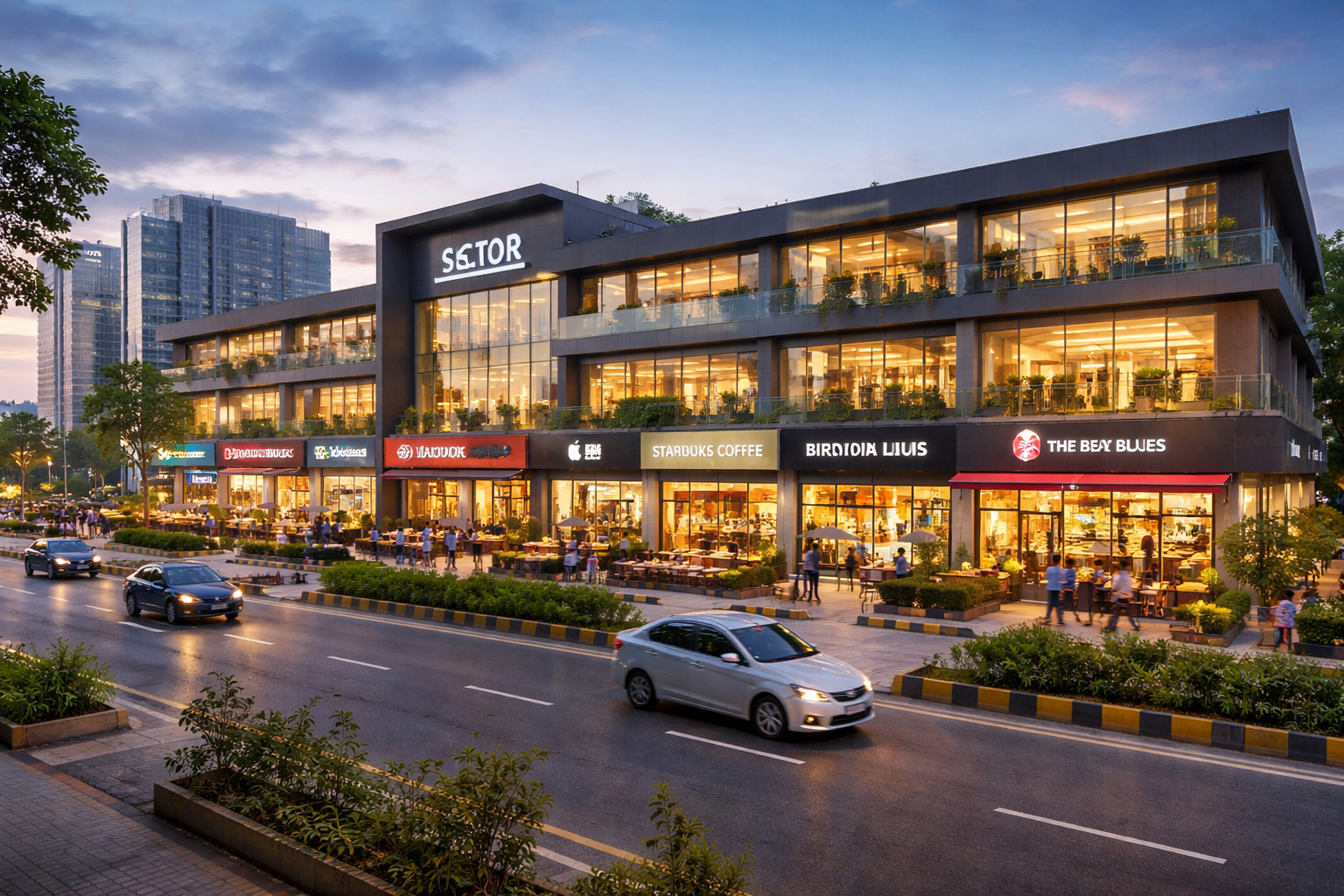 SCO investment in Sector 83 Gurgaon low-rise commercial building