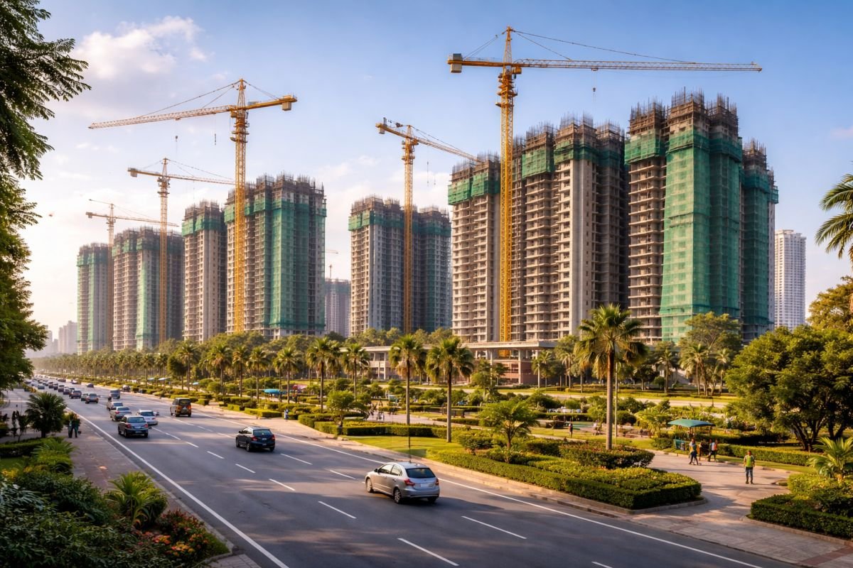 Sector 113 Gurgaon residential development near Dwarka Expressway under construction