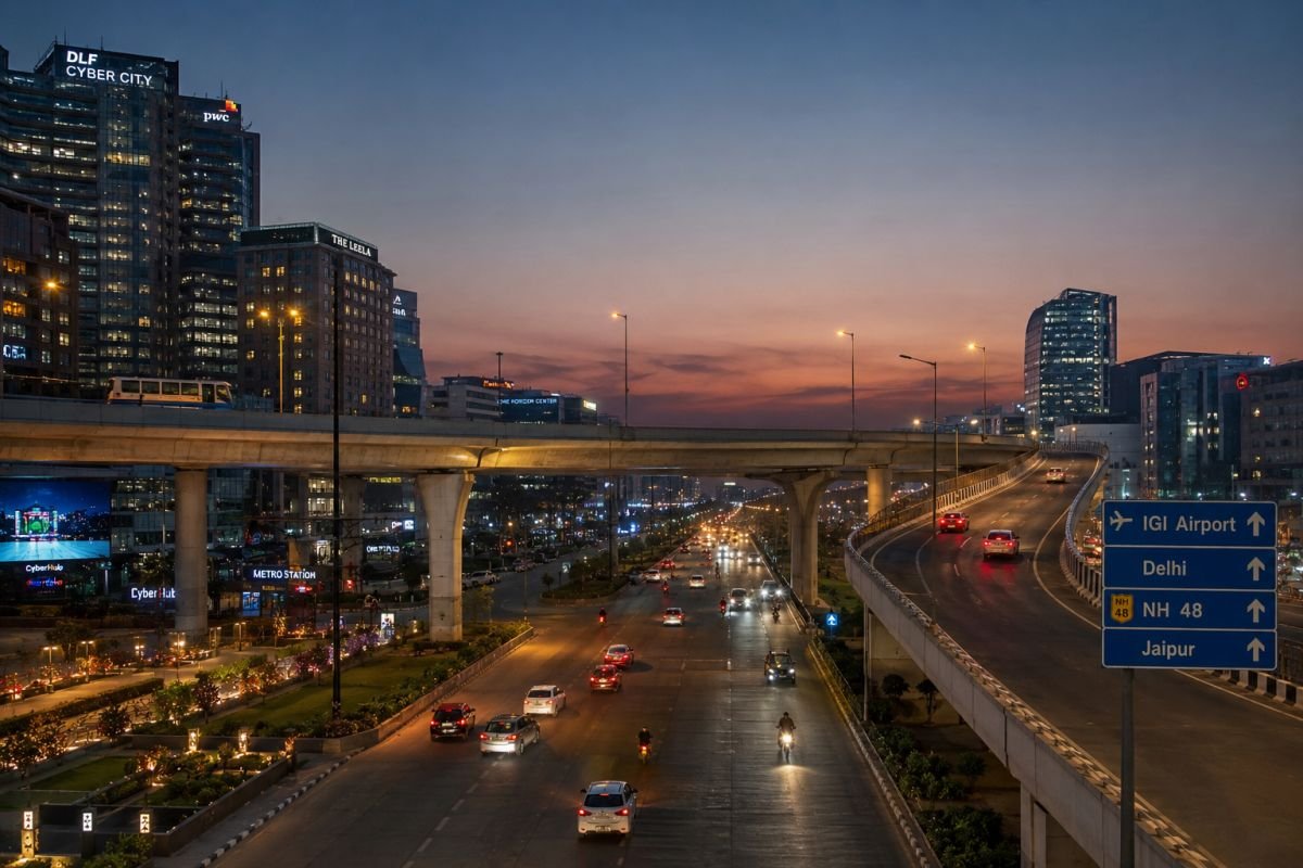 Sector 114 Gurgaon near IGI Airport and Delhi border