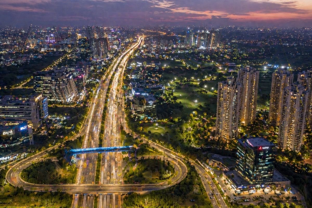 Sector 63A Gurgaon location Golf Course Extension Road connectivity map