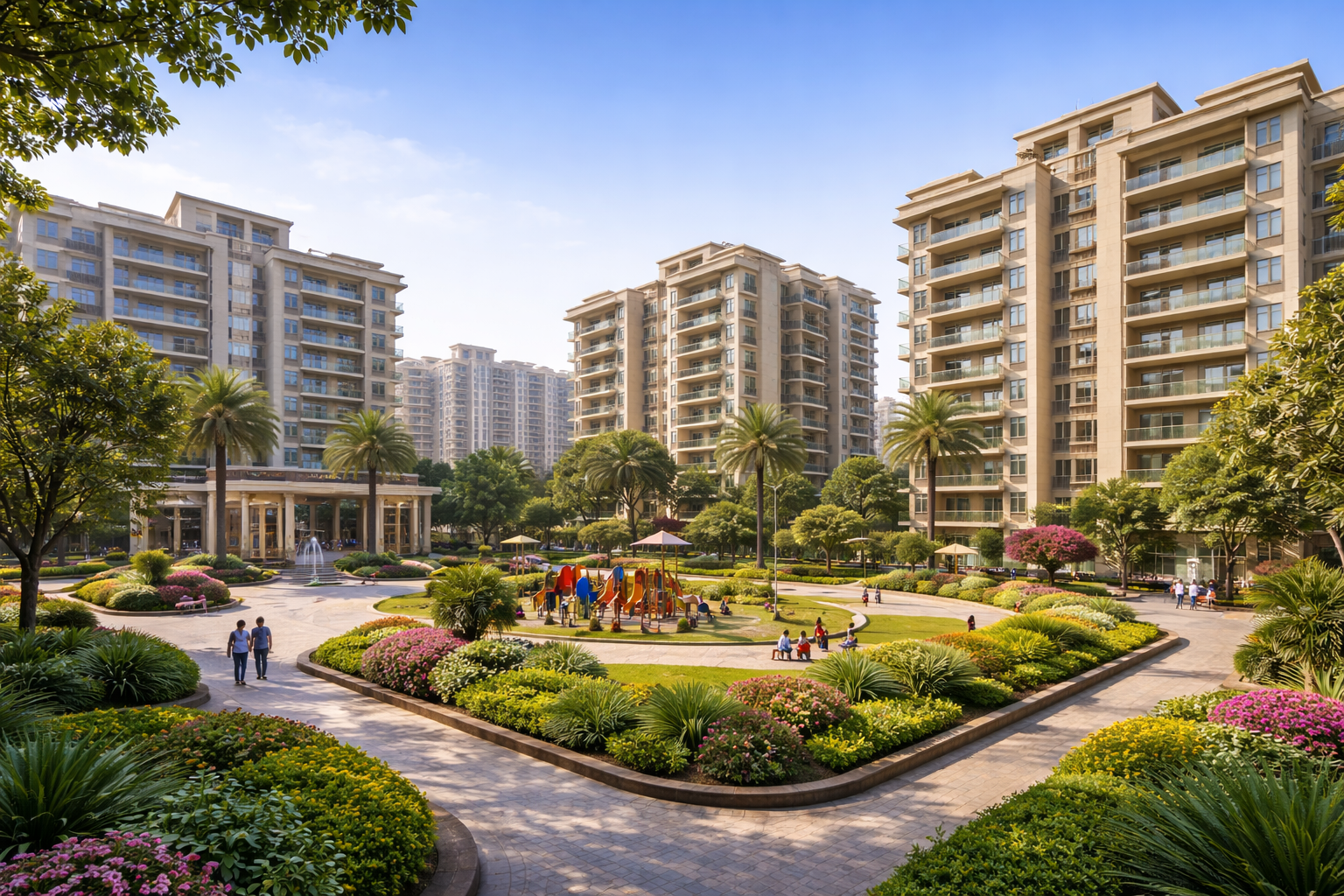 Sector 82 and 83 New Gurgaon residential society with family tenant demand