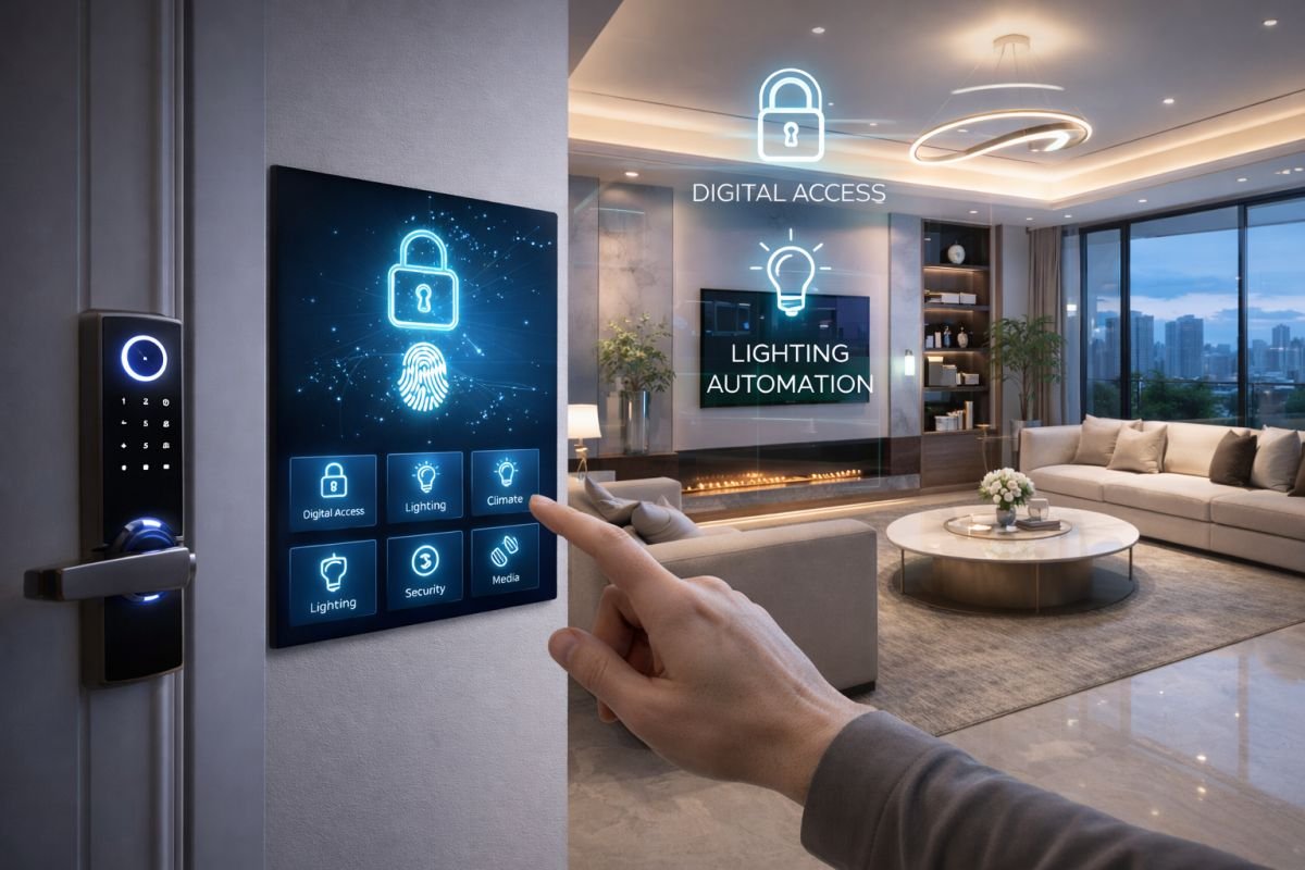 smart home technology features Gurgaon real estate projects