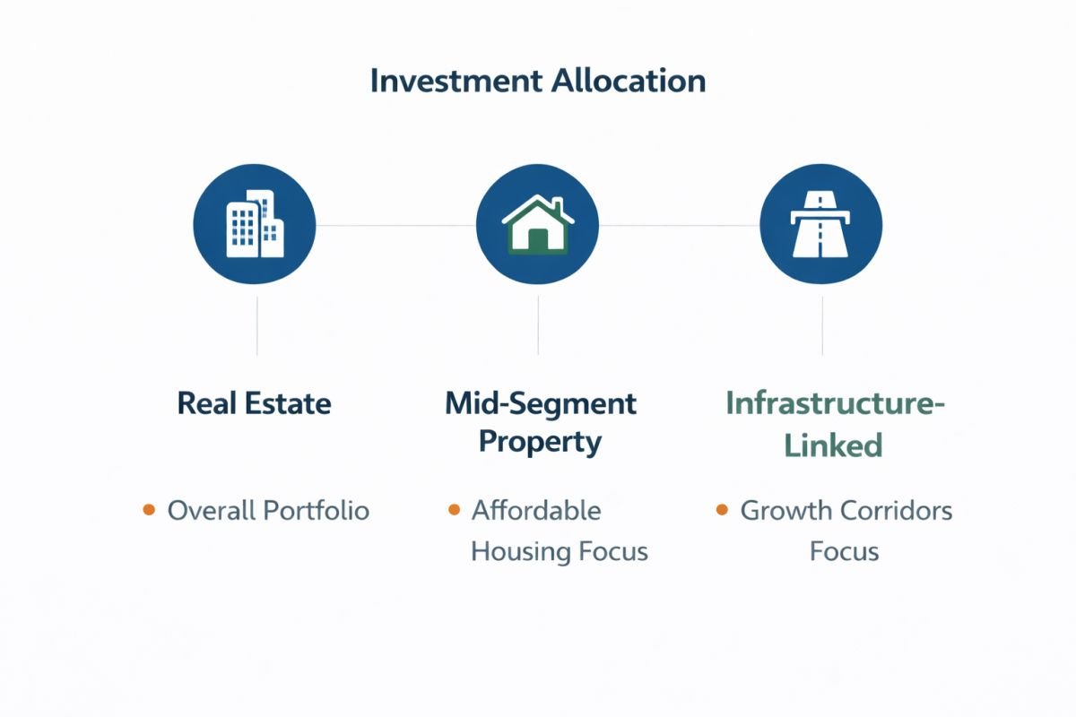 smart investor portfolio allocation real estate Gurgaon sectors