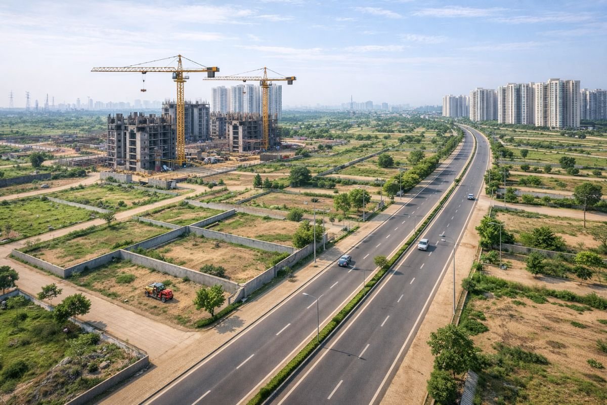 Sohna Road Gurgaon developing sectors plots new construction emerging real estate area