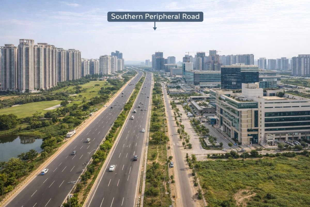 Southern Peripheral Road Gurgaon residential and infrastructure development