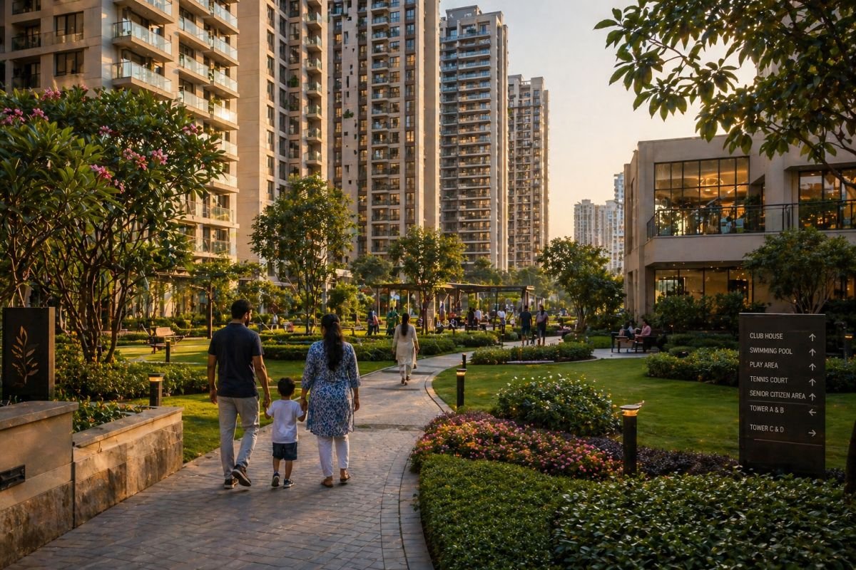 SS The Leaf Sector 85 Gurgaon family lifestyle green society living