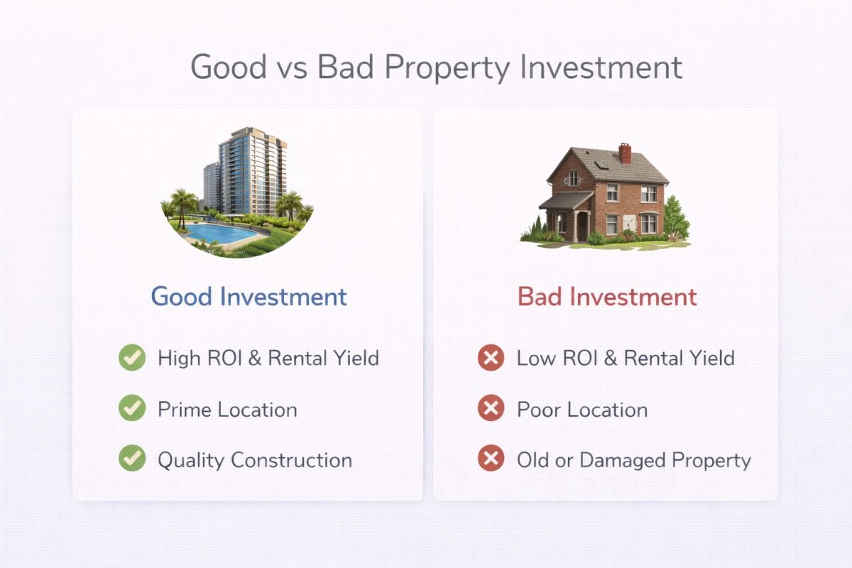 strong vs weak luxury real estate investment comparison Gurgaon
