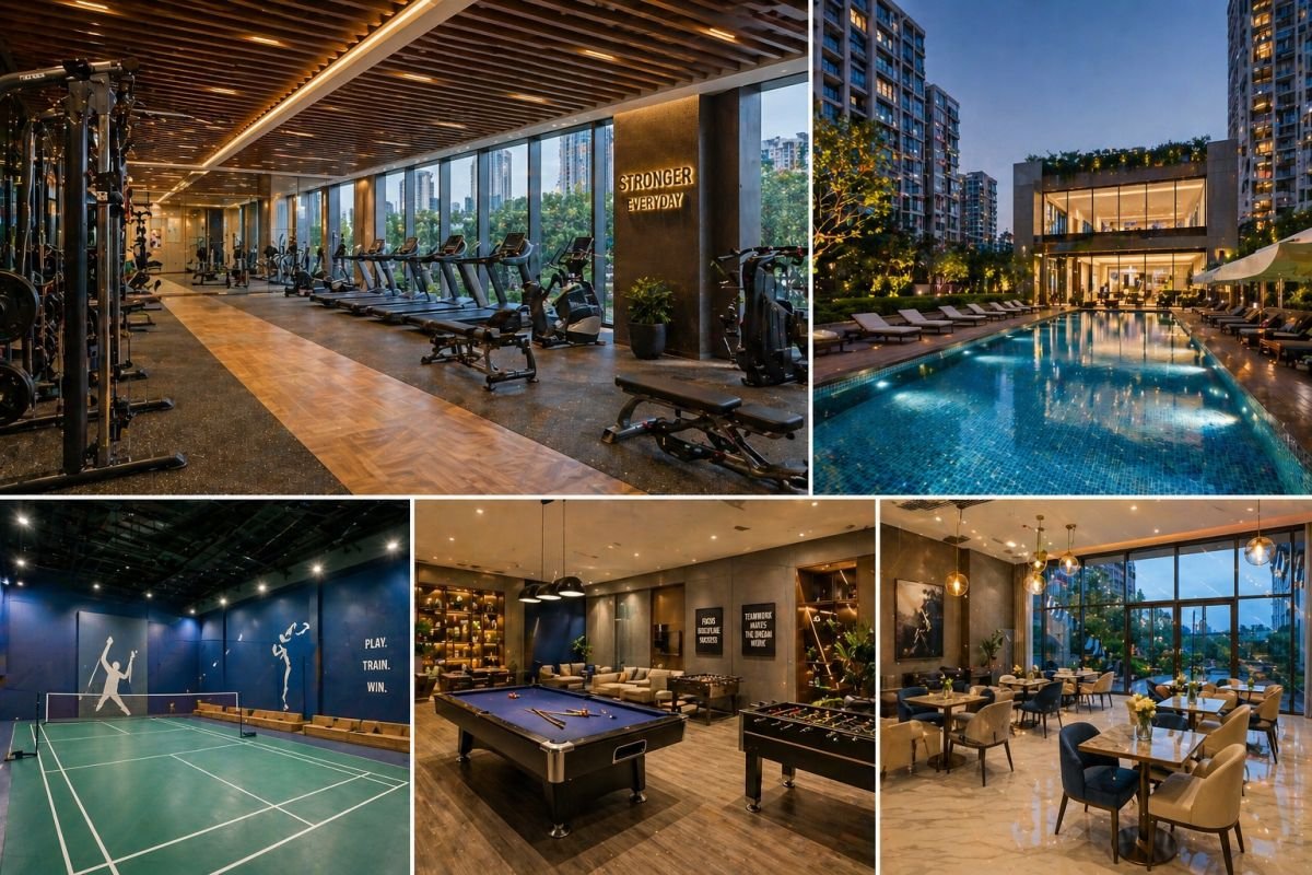 Tata Gurgaon Gateway clubhouse gym pool luxury amenities Gurgaon