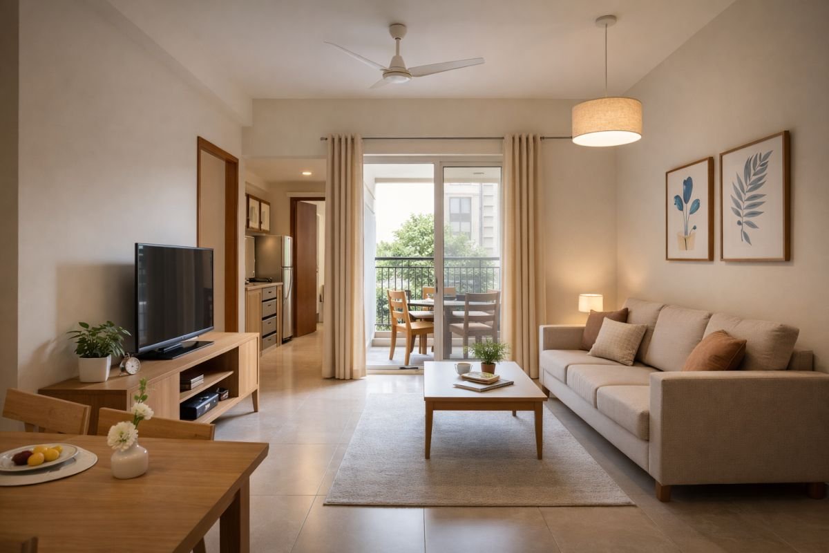 Tulip Lemon 2BHK interior layout affordable housing Gurgaon