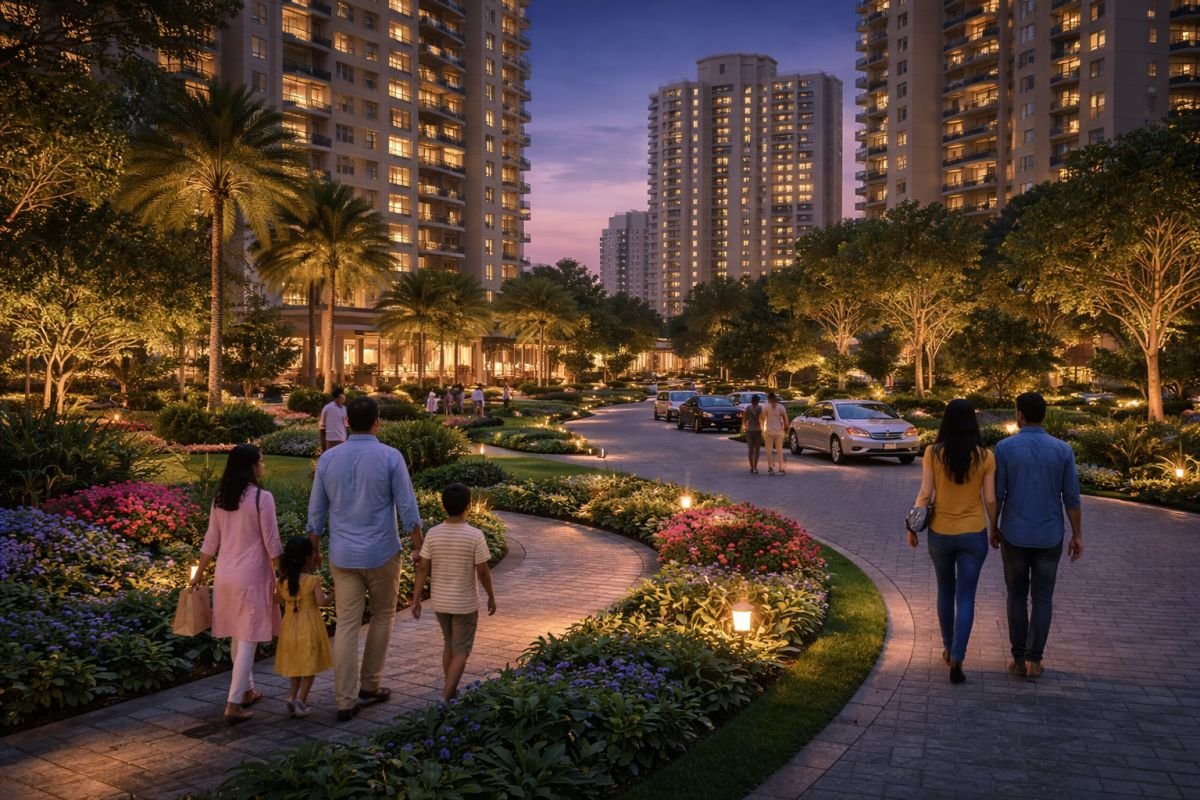 Real lifestyle living in Tulip Violet Sector 69 Gurgaon residential society