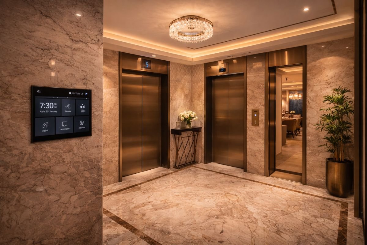 ultra luxury apartment features private lift smart home Gurgaon