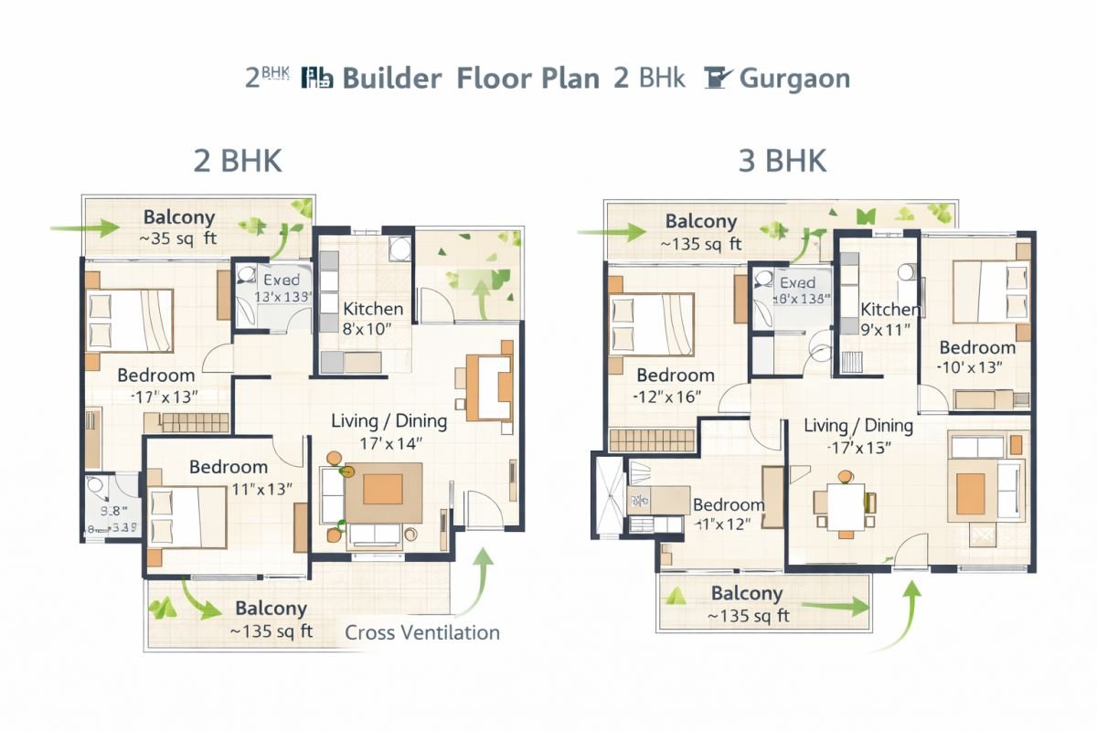 Vatika Seven Lamps floor plan low rise independent floors layout