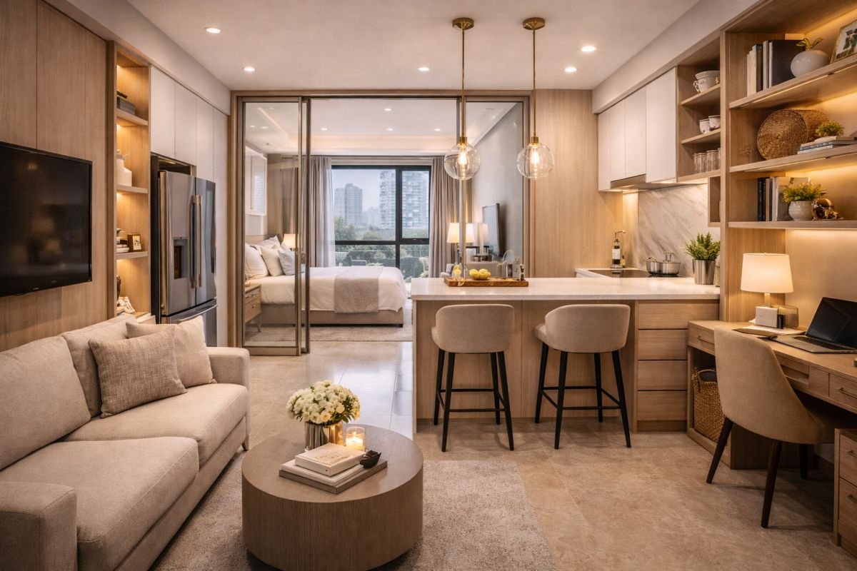 compact luxury apartment Gurgaon smart space modern living