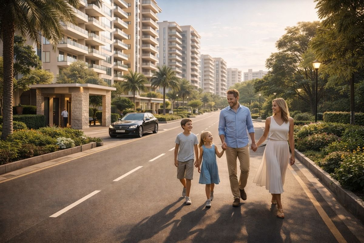 expat lifestyle Gurgaon modern residential society international living