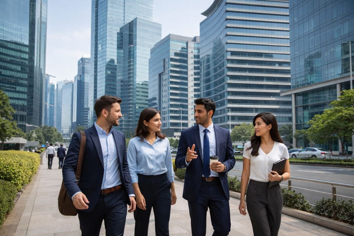 commercial office buildings on golf course road gurgaon