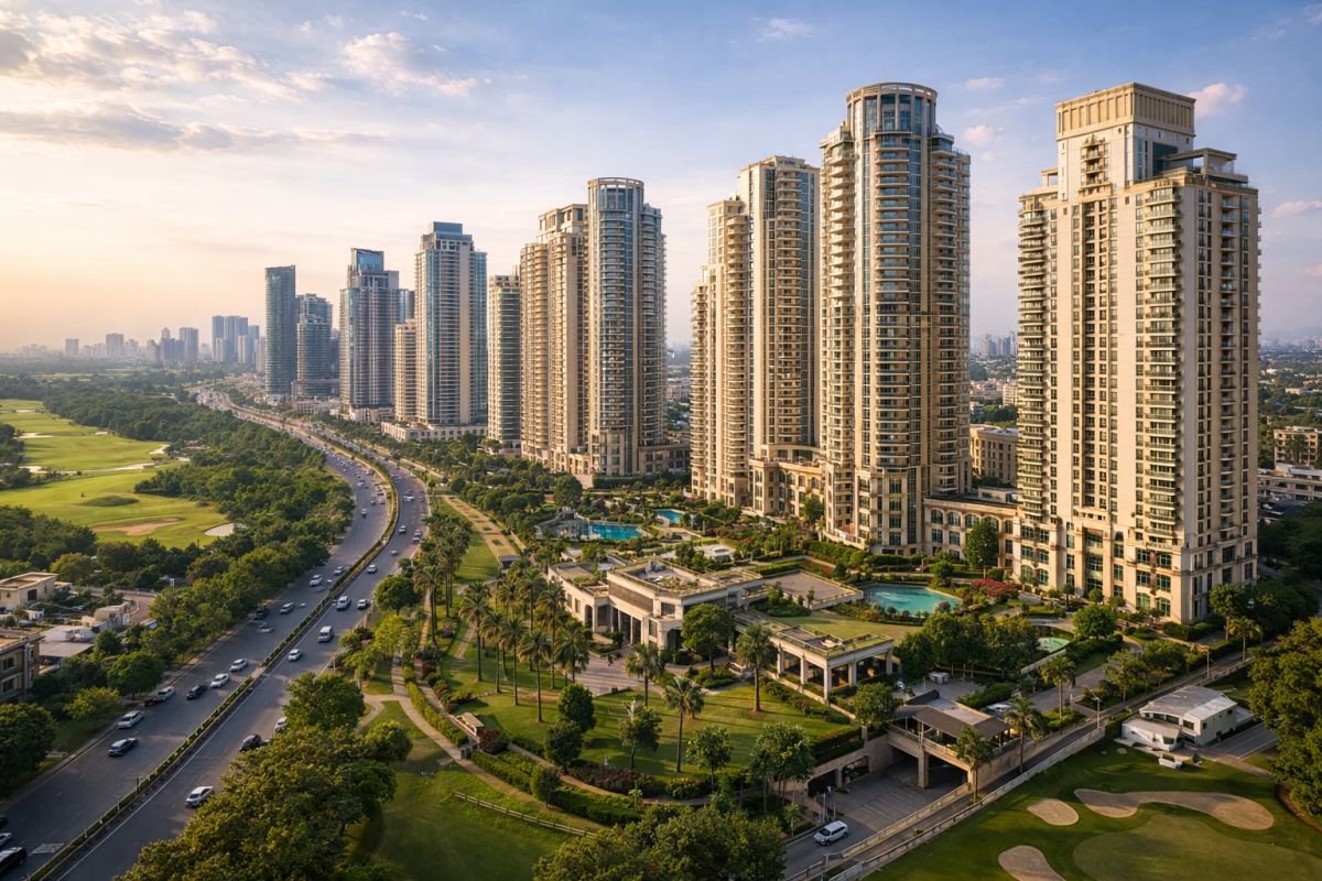 luxury residential towers golf course road gurgaon