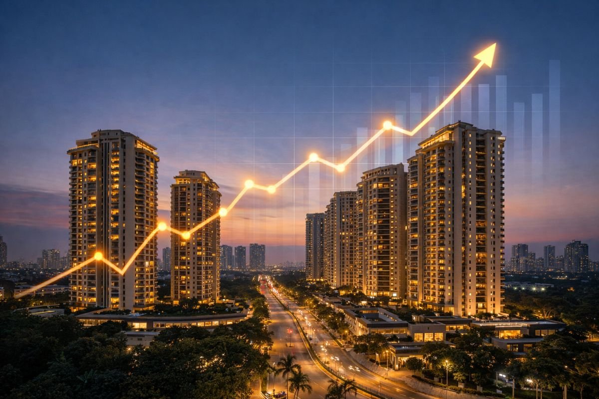 Gurgaon luxury real estate investment growth high rise apartments value appreciation
