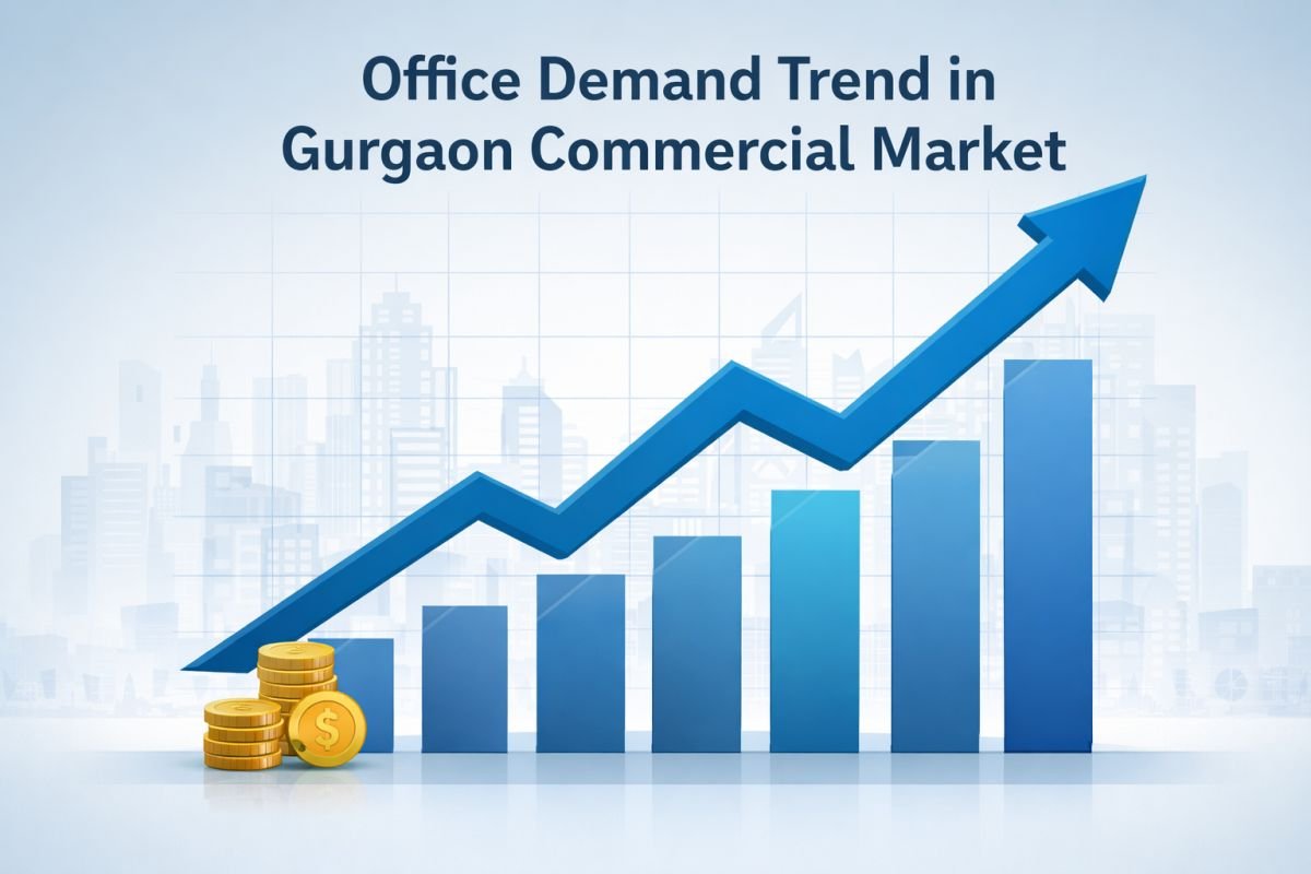 commercial office rental demand trend gurgaon