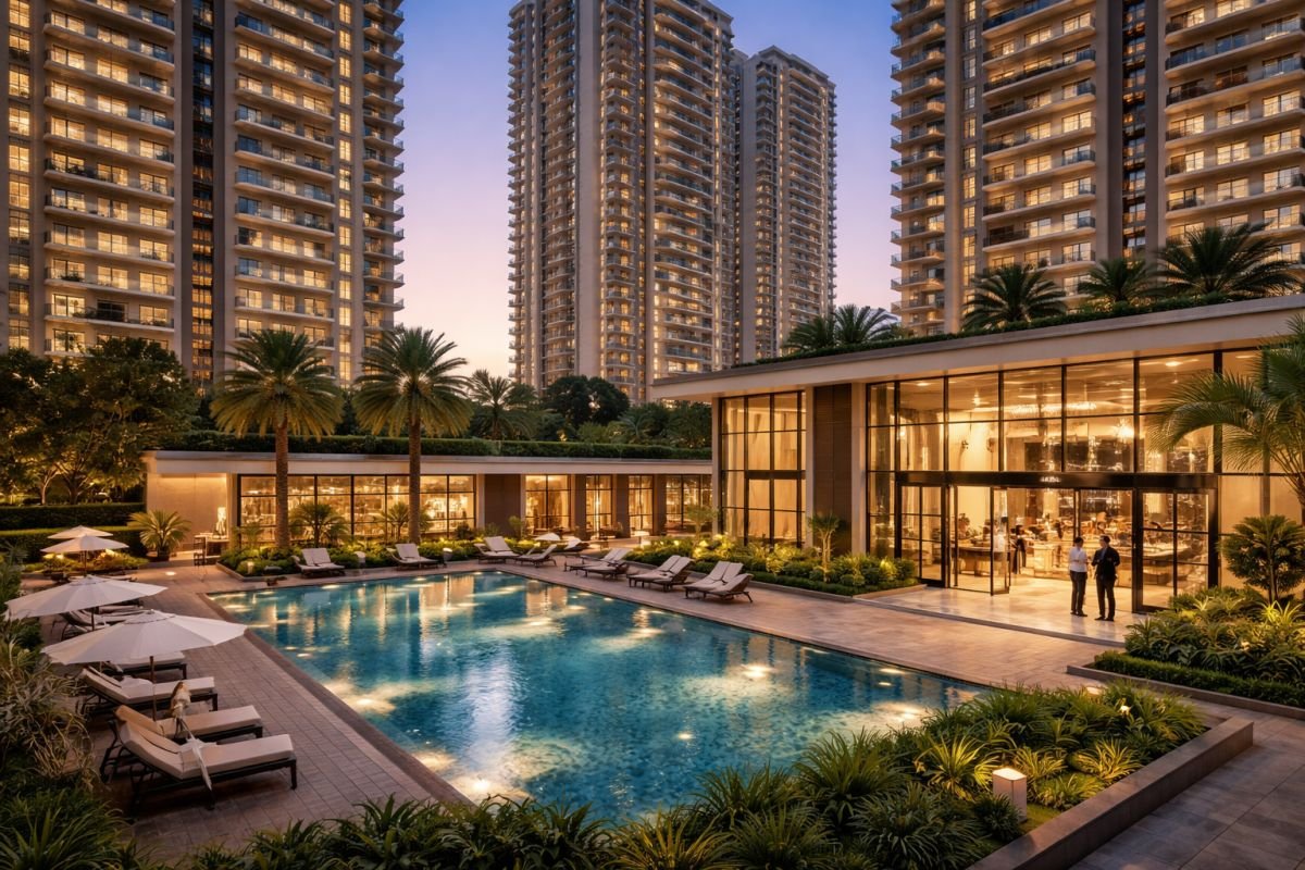 luxury apartment Gurgaon clubhouse concierge amenities high rise lifestyle