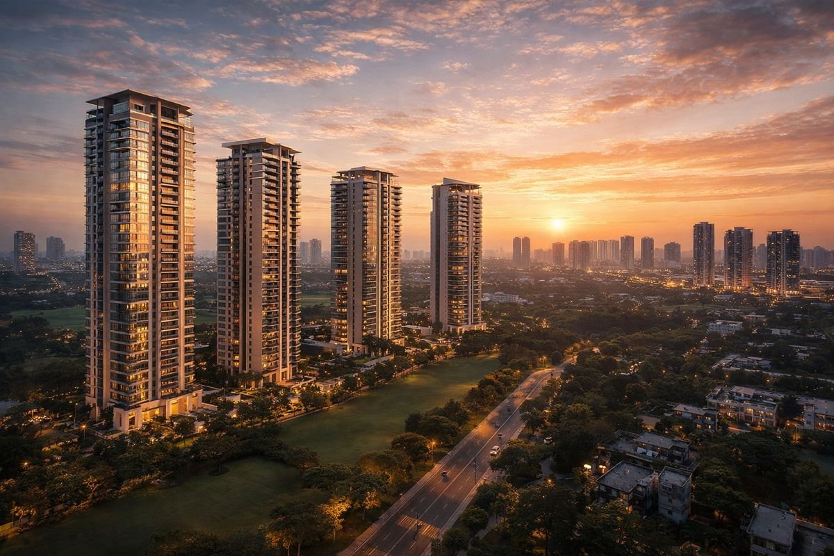 Premium luxury homes in Gurgaon with open views and modern lifestyle