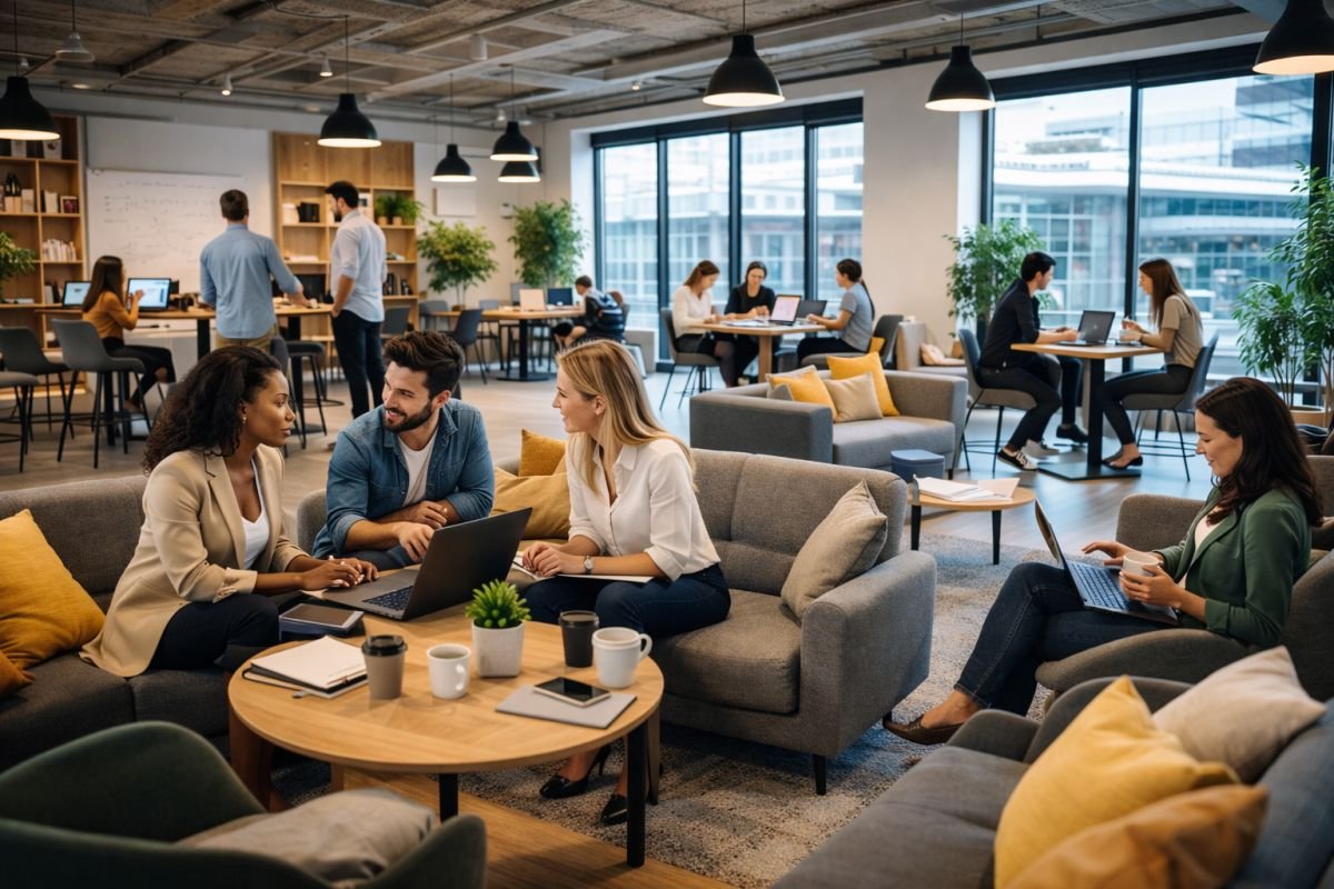 Lamose Gratitude Gurgaon community spaces coffee lounge interior