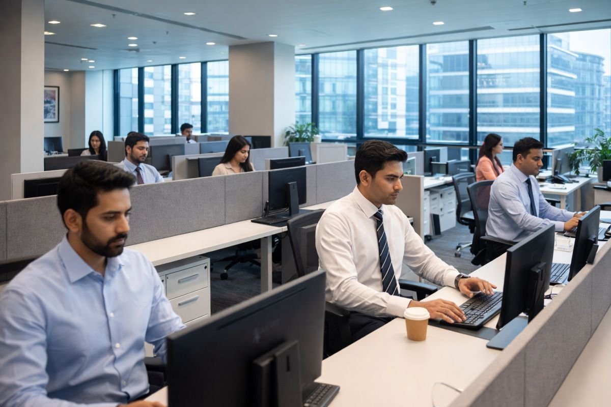 company operating from long-term commercial office building