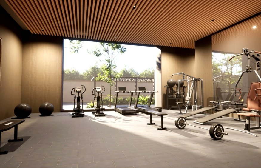 Lamose Gratitude Gurgaon wellness amenities meditation garden walking track