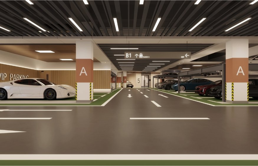 Parking Area, Lamose Gratitute - Sector 84 Gurgaon