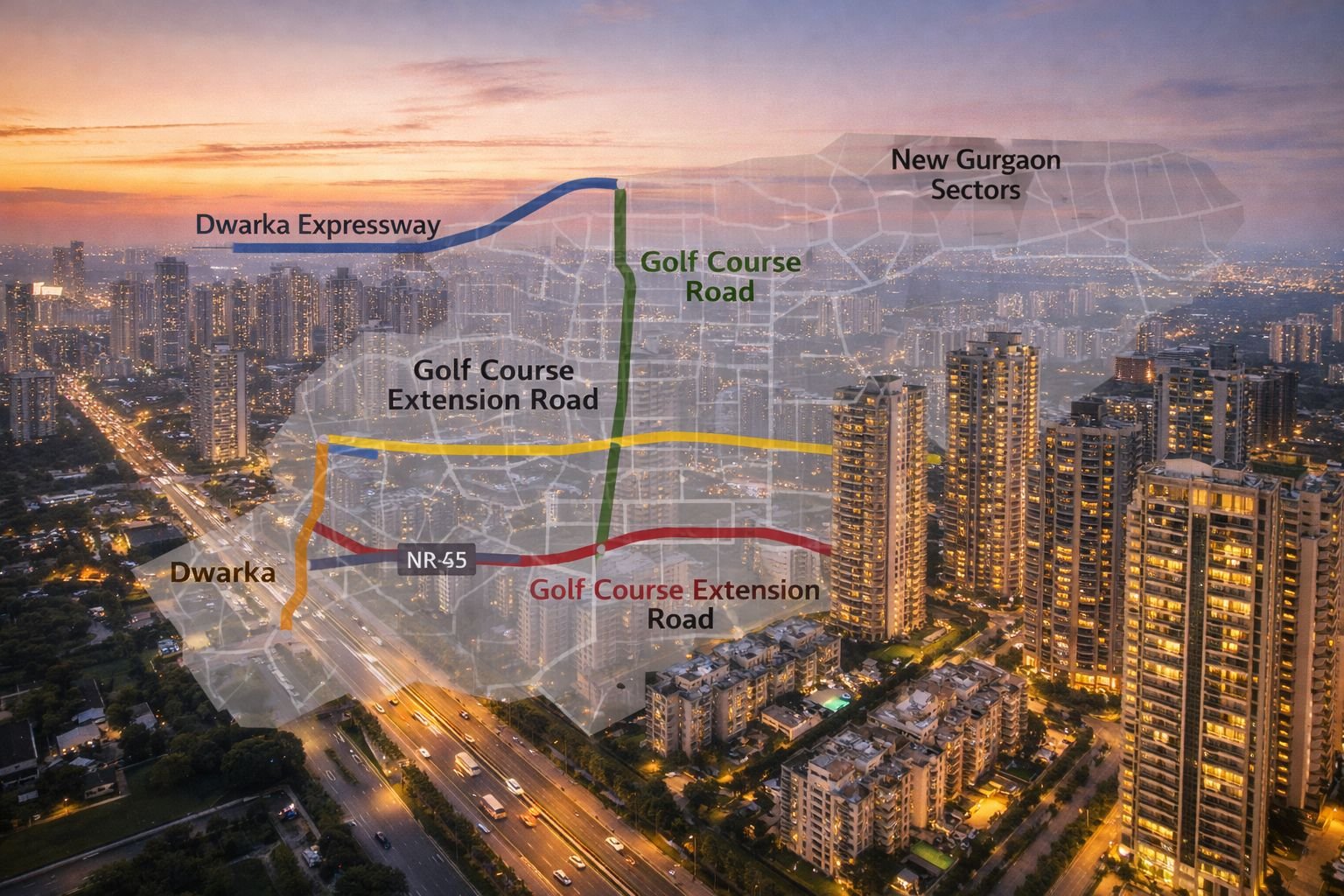 best-sectors-in-gurgaon-real-estate-corridors