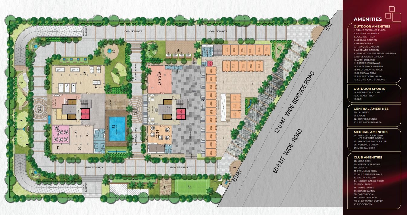 Lamose Gratitude Sector 84 Gurgaon master plan low density layout