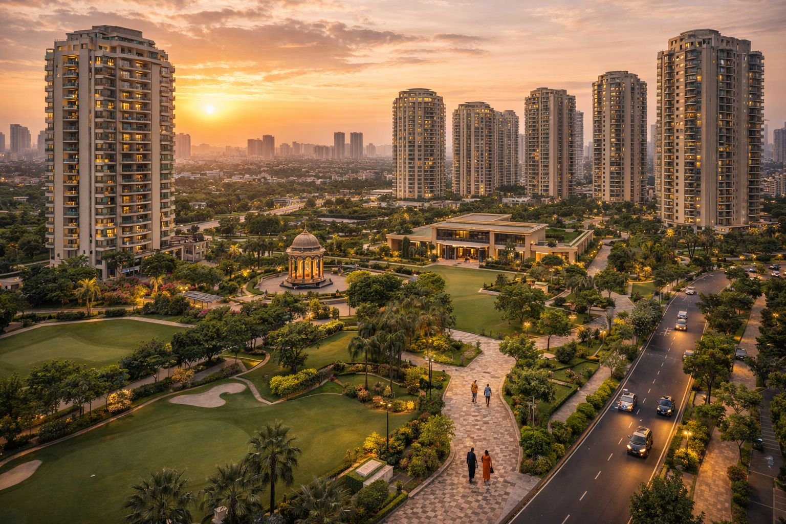 Luxury gated residential township in Gurgaon