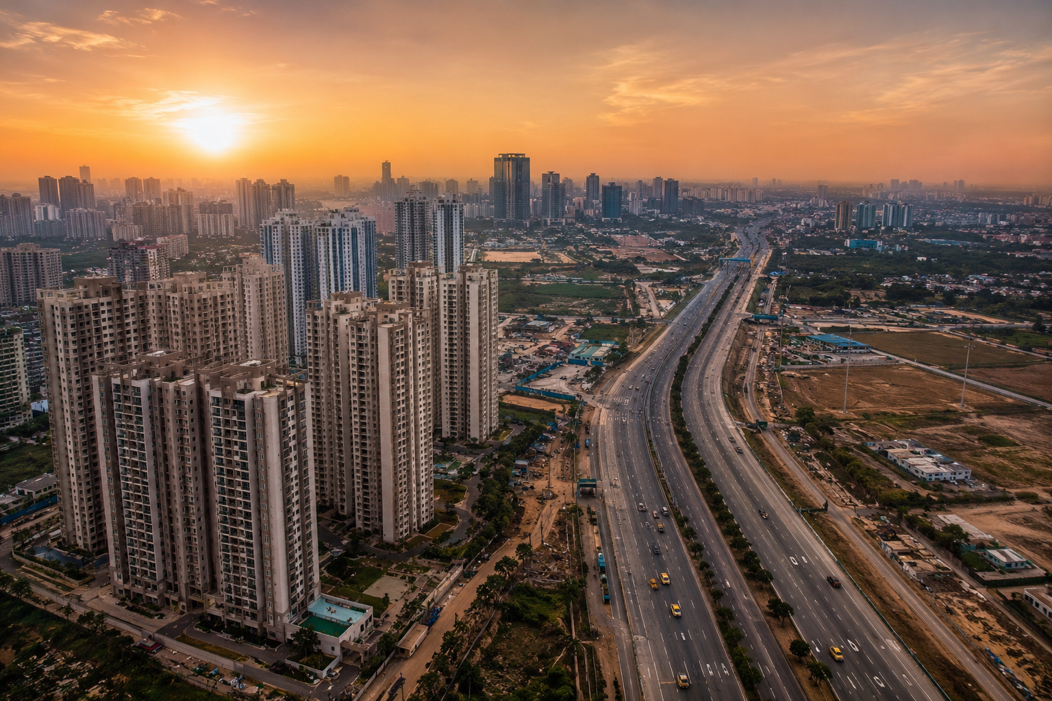Dwarka Expressway luxury residential sectors in Gurgaon