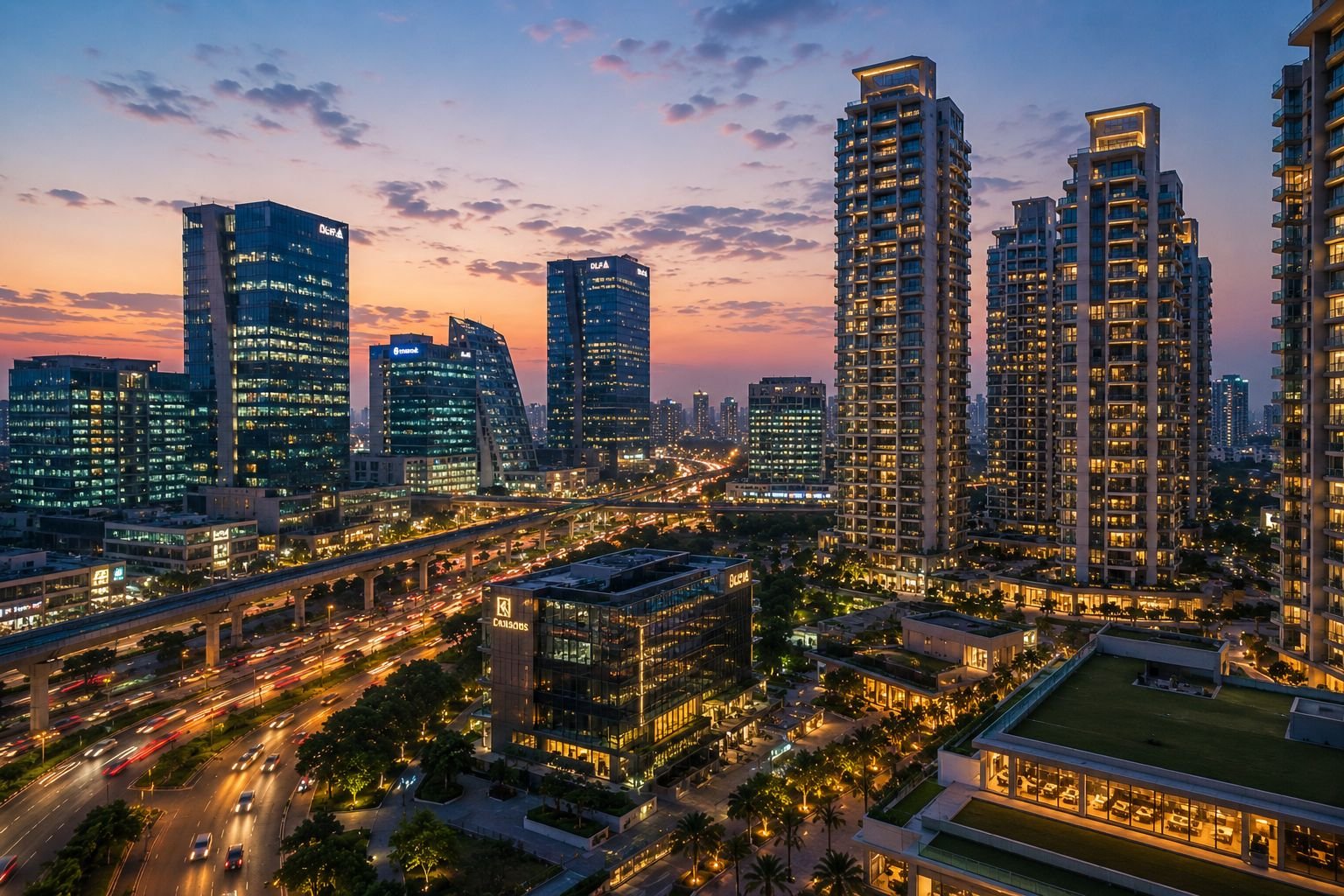 Gurgaon commercial ecosystem supporting premium residential growth