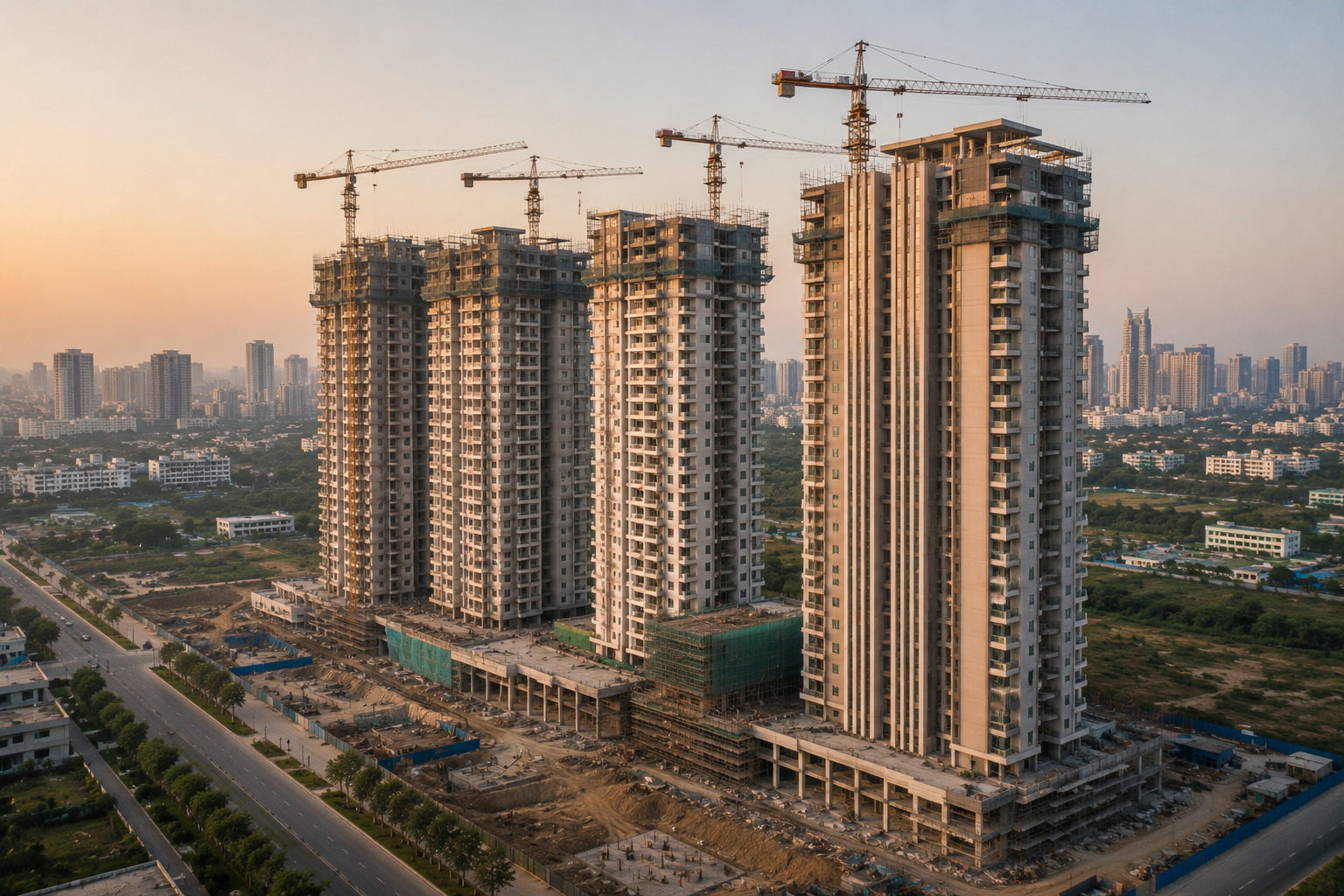 Luxury apartment developments on Dwarka Expressway Gurgaon