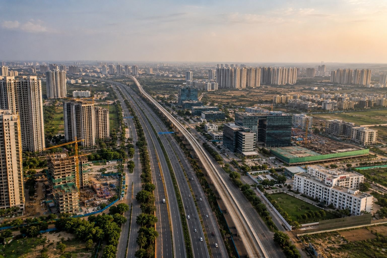New Gurgaon growth corridor near Sector 84 and Dwarka Expressway