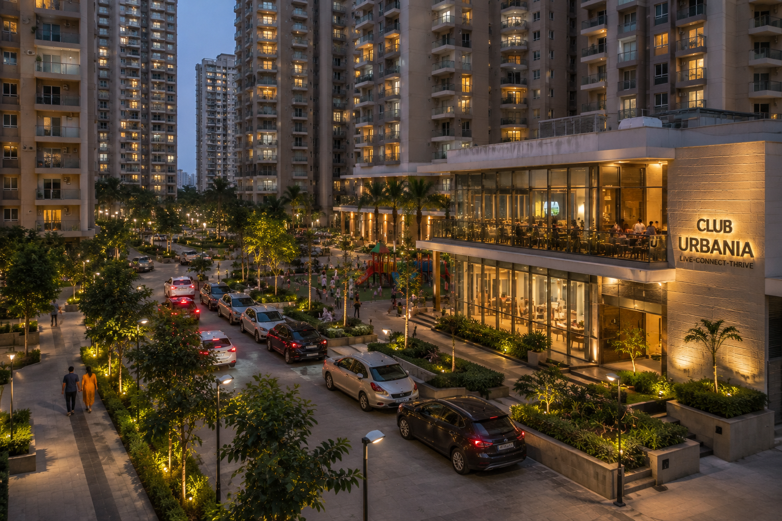 Occupied residential societies in Sector 109 Dwarka Expressway