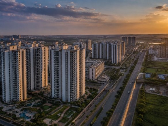 Sector 113 Gurgaon luxury residential skyline near Dwarka Expressway