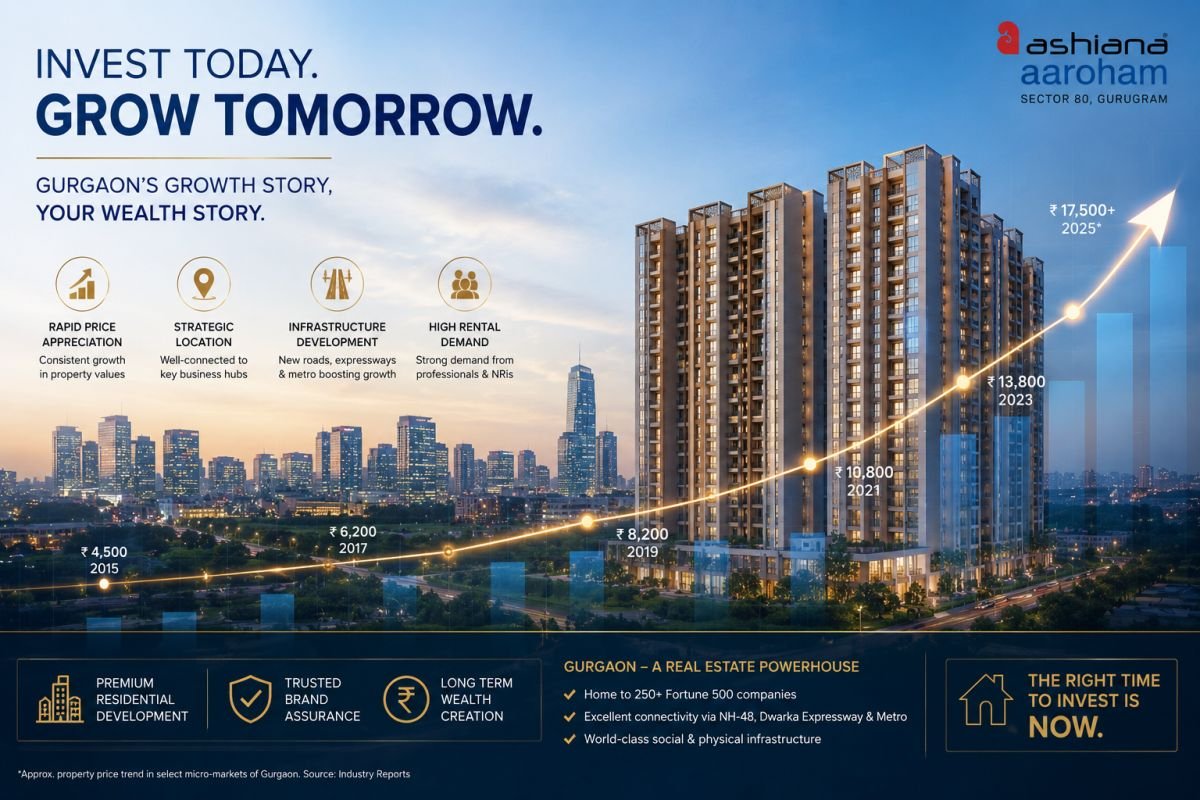 Investment potential of Ashiana Aaroham Sector 80 in 2026