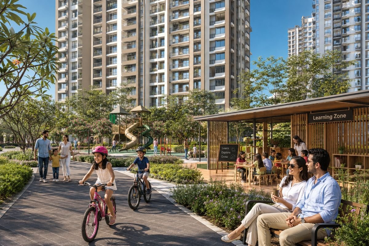 Kid-centric lifestyle and family amenities at Ashiana Aaroham Sector 80 Gurgaon