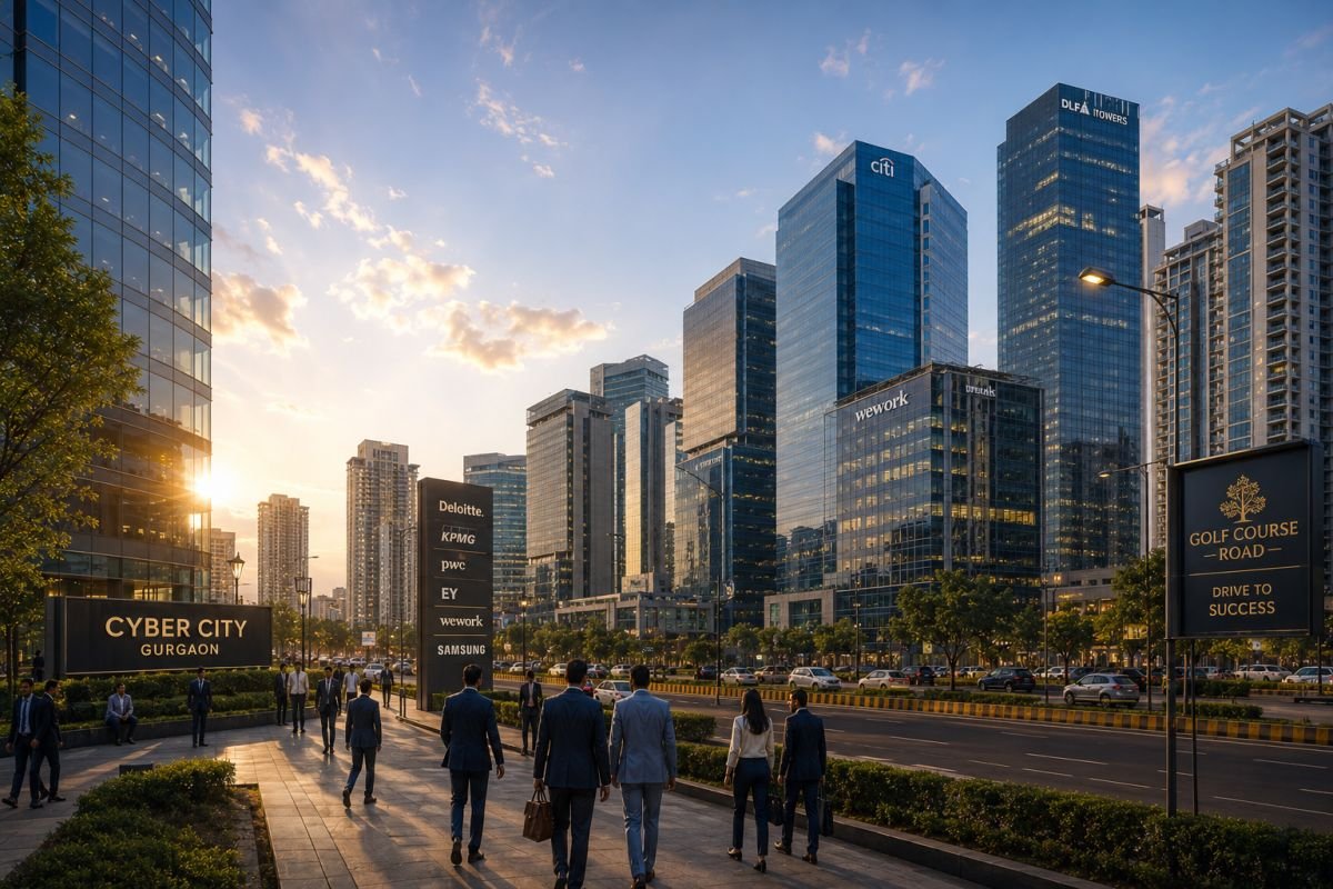 Corporate parks and business hubs near Silverglades The Legacy Gurgaon