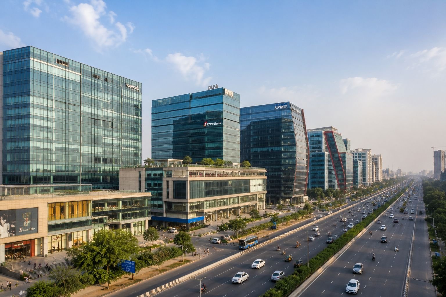 Commercial development near Dwarka Expressway Gurgaon
